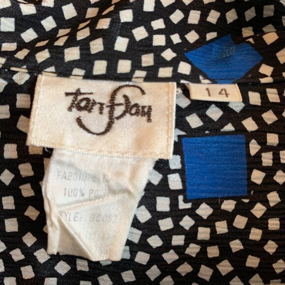 Vintage Tanjay Patterned Blouse - Picture 4 of 6